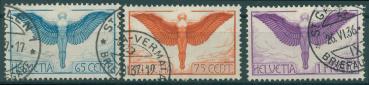 SCHWEIZ_1923_Nr_189_191_gestempelt_Bild1