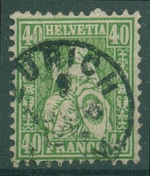 SCHWEIZ_1862_Nr_26_gestempelt_Bild1