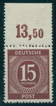 KONTROLLRAT_1946_Nr_921a_postfrisch_Bild1