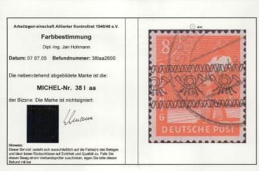 Preview: BIZONE_1948_Nr_38Iaa_gestempelt_Bild2