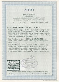 Preview: SBZ_1945_Nr_85yaA_postfrisch_Bild2