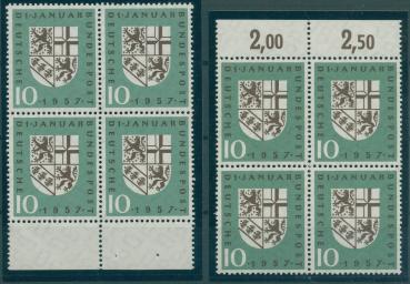 BUND_1957_Nr_249I+II_postfrisch_Bild1