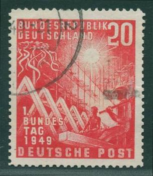 BUND_1949_PLATTENFEHLER_Nr_112_II_gestempelt_Bild1