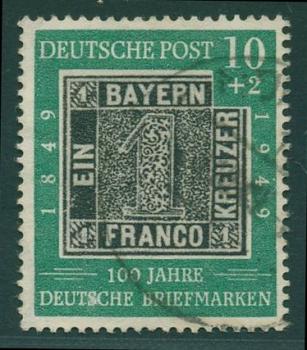 BUND_1949_PLATTENFEHLER_Nr_113_IV_gestempelt_Bild1
