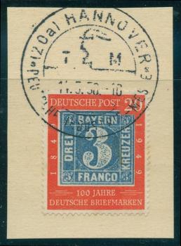 BUND_1949_PLATTENFEHLER_Nr_114_II_gestempelt_Bild1