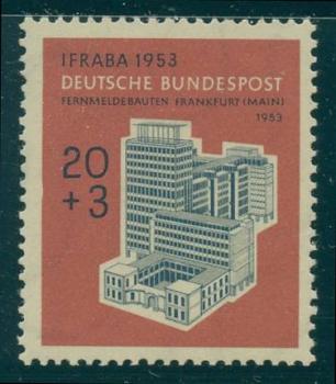 BUND_1953_PLATTENFEHLER_Nr_172_I_postfrisch_Bild1