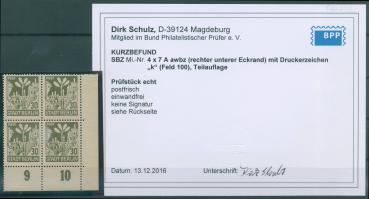 SBZ_1945_Nr_7A_wbz_DZ_postfrisch_Bild1