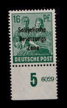 SBZ_1948_PLATTENFEHLER_Nr_188_VIII_postfrisch_Bild1