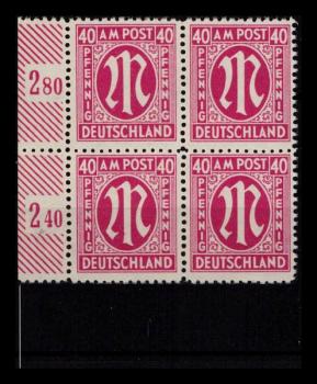 BIZONE_1945_PLATTENFEHLER_Nr_30cBz_F41_postfrisch_Bild1