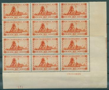SAARGEBIET_1926_Nr_116_postfrisch_Bild1