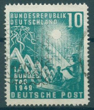 BUND_1949_PLATTENFEHLER_Nr_111_II_gestempelt_Bild1