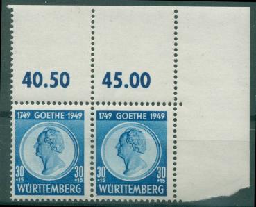FRZ.ZONE_WUeeRTTEMBERG_1949_Nr_46_postfrisch_Bild1