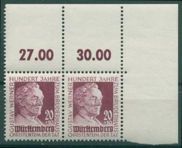 FRZ.ZONE_WUeeRTTEMBERG_1949_Nr_48_postfrisch_Bild1