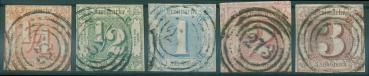 THURN+TAXIS_1859_Nr_13_17_gestempelt_Bild1