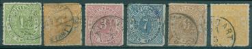 WUeeRTTEMBERG_1869_Nr_36_41_gestempelt_Bild1