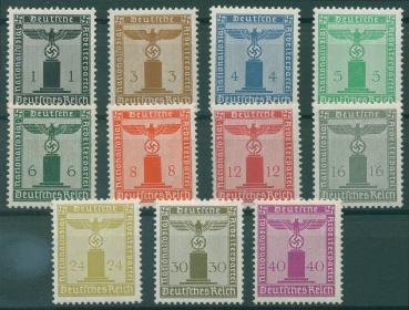 DEUTSCHES_REICH_1938_Nr_D144_154_postfrisch_Bild1
