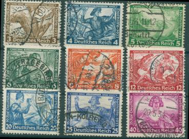 DEUTSCHES_REICH_1933_Nr_499_507_gestempelt_Bild1