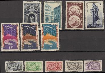 Preview: MONAKO_Lot_aus_1951__postfrisch_Bild2