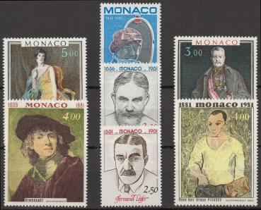 MONAKO_Lot_aus_1981__postfrisch_Bild1