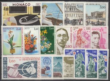 MONAKO_Lot_aus_1982__postfrisch_Bild1