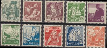 PORTUGAL_1941_Nr_632_641_postfrisch_Bild1