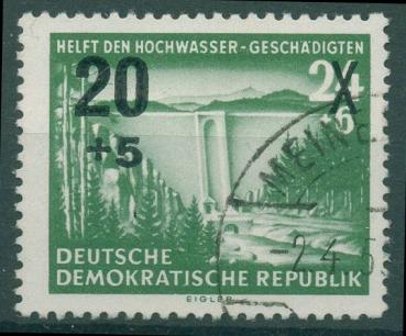 DDR_1955_PLATTENFEHLER_Nr_449_II_gestempelt_Bild1