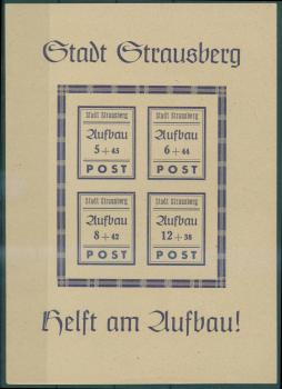 STRAUSBERG_1946_Bl.1_postfrisch_Bild1