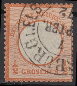 DEUTSCHES_REICH_1872_Nr_3_gestempelt_Bild1