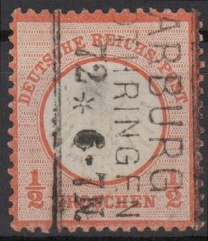 DEUTSCHES_REICH_1872_Nr_3_gestempelt_Bild1
