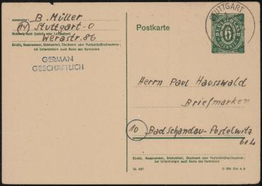 BIZONE_1945_Ganzsache_P901a_gestempelt_Bild1