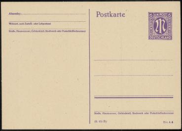 BIZONE_1945_Ganzsache_P903_PF_IV_postfrisch_Bild1