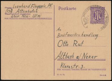 BIZONE_1945_Ganzsache_P903_/04_gestempelt_Bild1