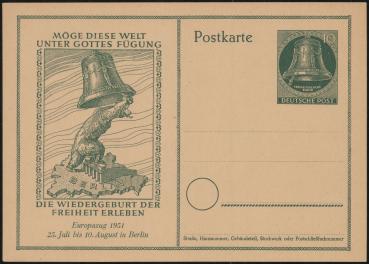 BERLIN_1951_Ganzsache_P25_postfrisch_Bild1