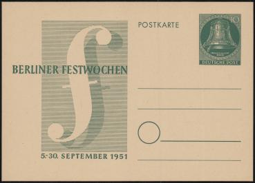 BERLIN_1951_Ganzsache_P26_postfrisch_Bild1