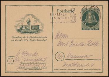 BERLIN_1951_Ganzsache_P25_gestempelt_Bild1