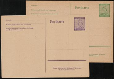 SBZ_1945_Ganzsache_P14+15_postfrisch_Bild1