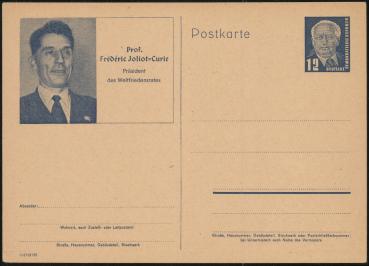 DDR_1952_Ganzsache_P52/01_postfrisch_Bild1