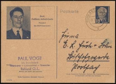 DDR_1952_Ganzsache_P52/02_gestempelt_Bild1