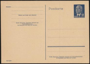 DDR_1954/55_Ganzsache_P58_postfrisch_Bild1