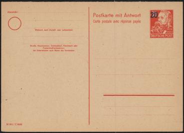 DDR_1951_Ganzsache_P43_postfrisch_Bild1