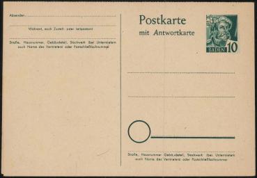 FRZ._ZONE_BADEN_1949_Ganzsache_P5_postfrisch_Bild1