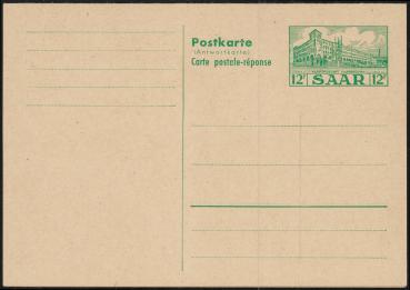 SAARLAND_1957_Ganzsache_P42_postfrisch_Bild1