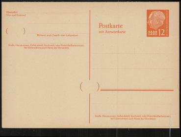 SAARLAND_1957_Ganzsache_P50_postfrisch_Bild1