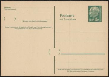 SAARLAND_1957_Ganzsache_P51_postfrisch_Bild1