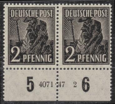 KONTROLLRAT_1947_Nr_943_HAN_postfrisch_Bild1