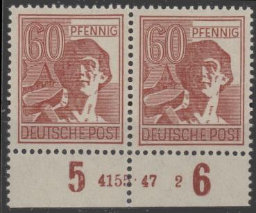 KONTROLLRAT_1947_Nr_A956_HAN_postfrisch_Bild1