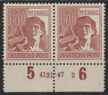 KONTROLLRAT_1947_Nr_A956_HAN_postfrisch_Bild1