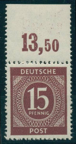 KONTROLLRAT_1946_Nr_921a_postfrisch_Bild1