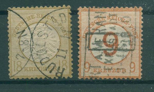 DEUTSCHES_REICH_1872_Nr_28+30_gestempelt_Bild1