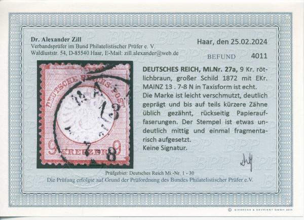 DEUTSCHES_REICH_1872_Nr_27a_gestempelt_Bild2